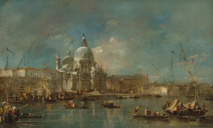 Santa Maria della Salute, ca. 1770 (olje på lerret)