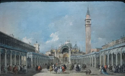 Himmelfartsfesten på Markusplassen, ca. 1775 (olje på lerret)
