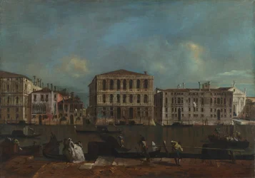 Venezia. Canal Grande med Palazzo Pesaro, 1755-1760