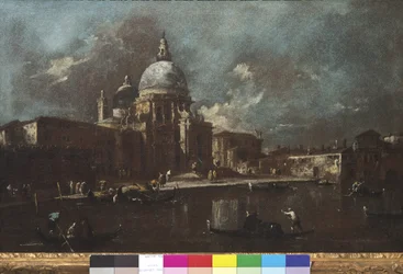 Utsikt over kirken Santa Maria della Salute, 1774-91