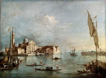 Utsikt over øya San Giorgio Maggiore, mellom 1765 og 1775
