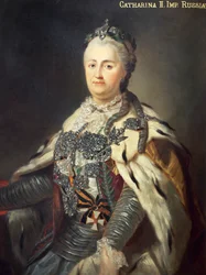 Portrett av Katarina II, også kjent som Katarina den store (Stettin