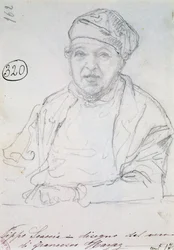 Studie for Portrett av svogeren Pippo Scaccia