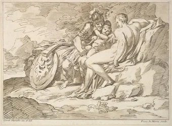 Venus, Mars og Amor, 1725-80.
