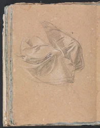Verona Sketchbook: Draperistudie (side 50)