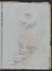 Verona Skissebok: Draperistudie side 39, 1760.