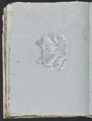 Verona Skissebok: Draperistudie side 94, 1760.