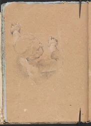 Verona Skissebok: Putto side 22, 1760.
