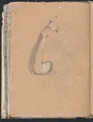 Verona Skissebok: Høyre arm og hånd (side 66)