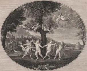 Amorer feirer voldtekten av Proserpina, 1805-12.