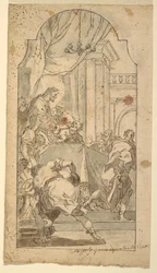 Tegning, Den siste nattverd, 1746–86
