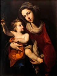 Madonna og barn av Francesco Solimena (1657-1747)