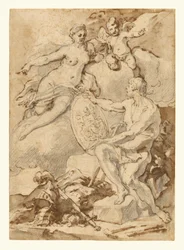 Venus mottar Æneas#39; armer fra Vulcan