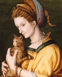 Lady With A Cat, ca. 1525-30