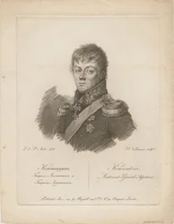 Portrett av grev Pjotr ​​Petrovitsj Konovnitsyn 1764-1822, 1813