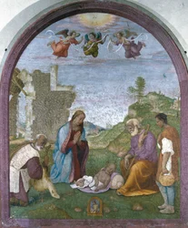 Tilbedelse av hyrdene (fresco)