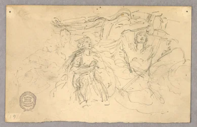 Skisse av figurgruppe for Ascension