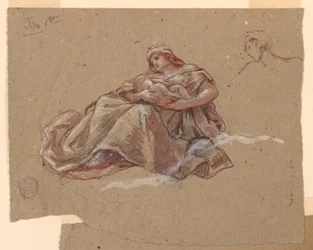 Studie for «Charity», St. Bartholomew's Church, New York, NY