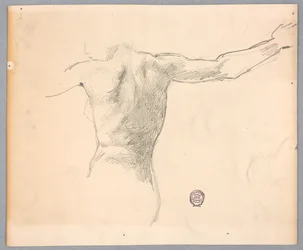 Studie for "Diana og hennes ledsagere blant konstellasjonene"