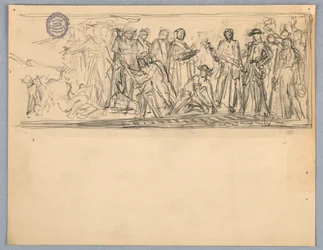 Studer for et veggmaleri eller panel