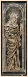 Studie for Goddard Memorial Window, i St. John