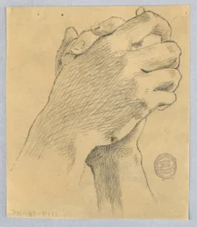 Studie av knepne hender