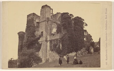 Kenilworth Castle - Leicesters bygninger, østfasade