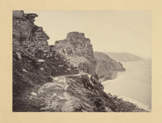 Lynton, Castle Rock, sett fra North Walk