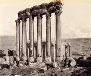 Ruinene av Soltempelet og Jupitertempelet i Baalbek