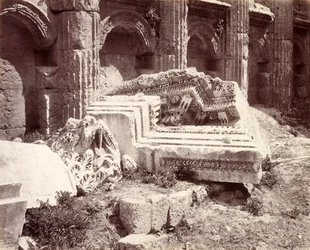 Skulpturerte levninger i Jupiters tempel, Baalbek