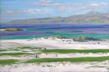 Iona Sound og Ben More (olje på lerret)