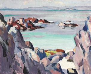 Staffa og Rhum fra Iona