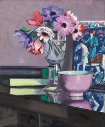 Stilleben med anemoner