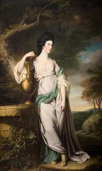 Portrett av frøken Catherine Eld, 1767.