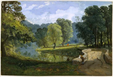 The Frome at Stapleton, ca. 1823 (akvarell og kroppsfarge på papir)