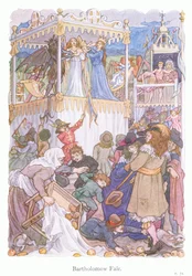 Bartholomew Fair (fargelitografi)