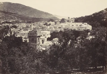 Nablous, Den gamle Sikem, 1857.