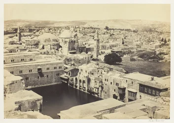 Hiskias dam, fra Hippicus-tårnet, Jerusalem