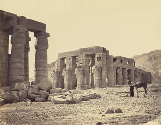 Ramesseum i El-Kurneh. Theben. Andre motiv