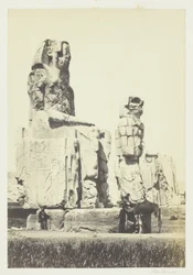 Statuene av Memnon, Thebensletten