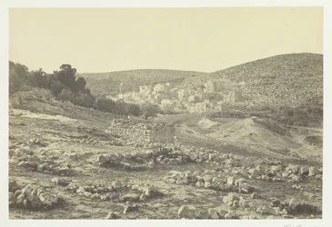 Utsikt ved Hebron, 1857.