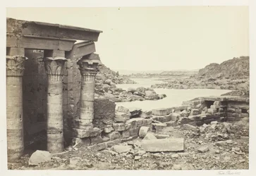 Utsikt fra Philae, mot nord