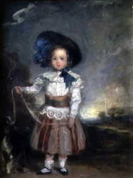Admiral Lord Charles Scott som gutt (olje på lerret)