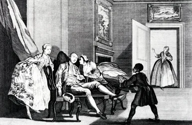 Å stjele et kyss, ca. 1743
