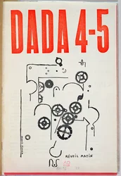 «Dada 4-5», forside av magasin (fargelitografi)