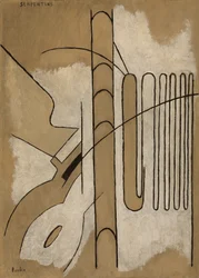 Slanger, ca. 1922 (olje på plate)