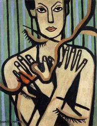 Ti fingre; Les dix Doigts, ca. 1929-1931 (olje på panel)