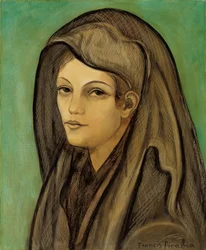 Kvinne i mantilla; Kvinne med mantilla