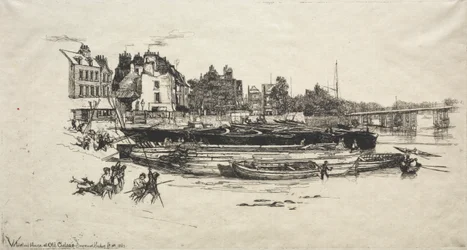 Whistlers House i Old Chelsea, 1863.
