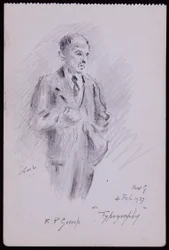 Portrett av R Percy Gossop